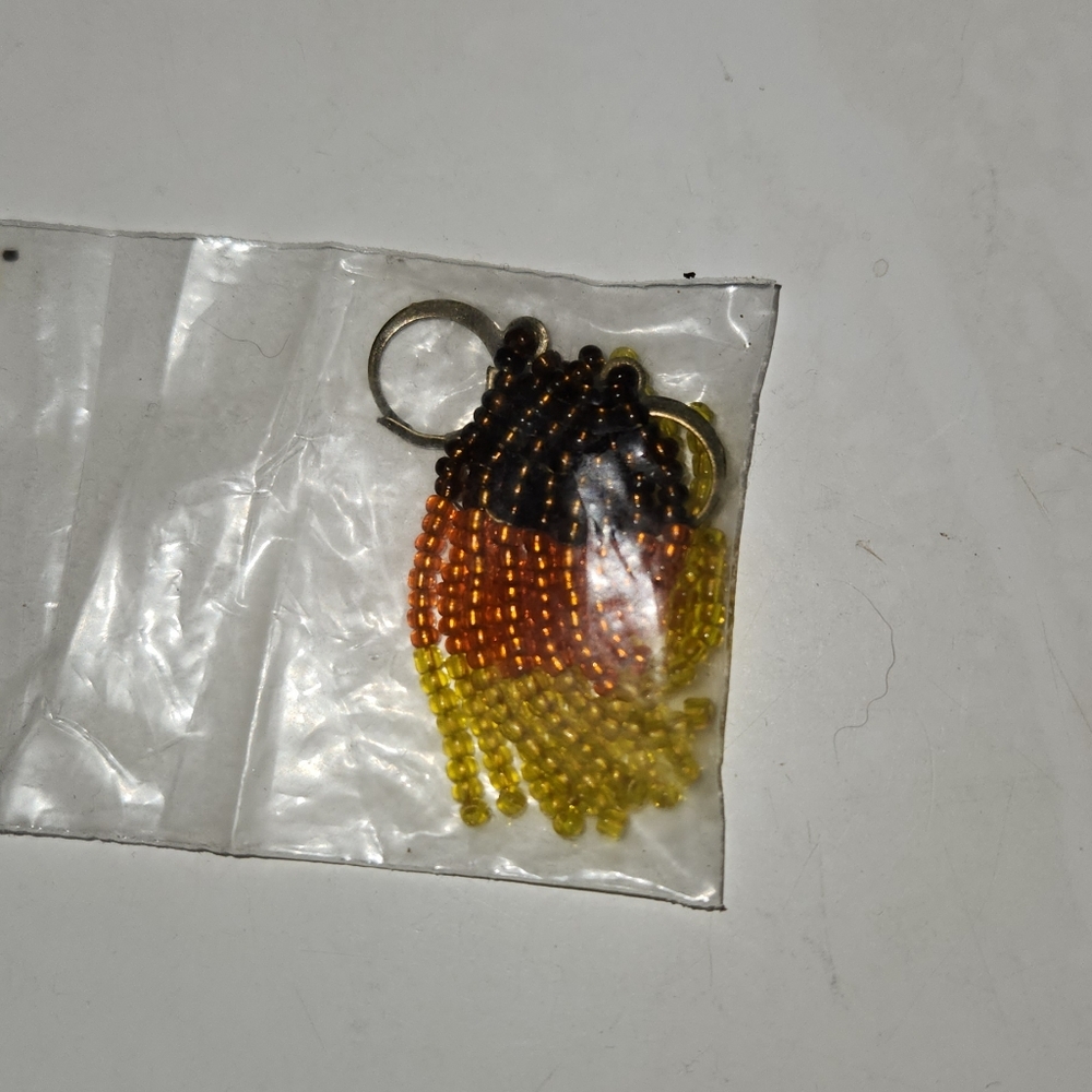 Beaded Earrings with Fringe